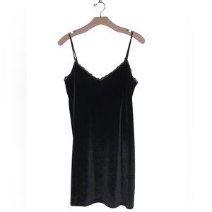 COPY - Victoria’s Secret Black Velvet Slip Dress